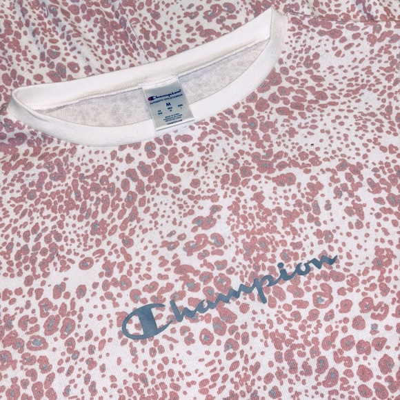 🆕CHAMPION Pink Leopard Hacci Pajama Set, Size Medium - Picture 5 of 14